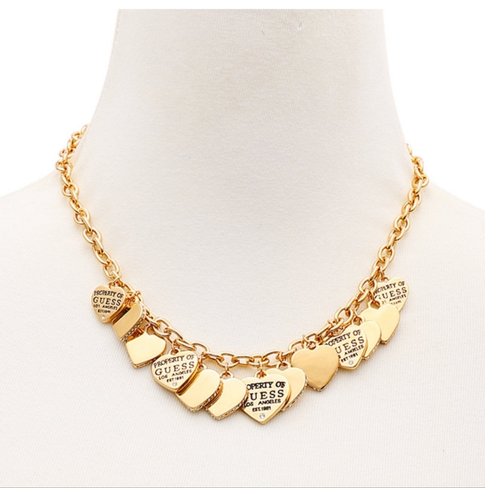 Guess Hearts Necklace